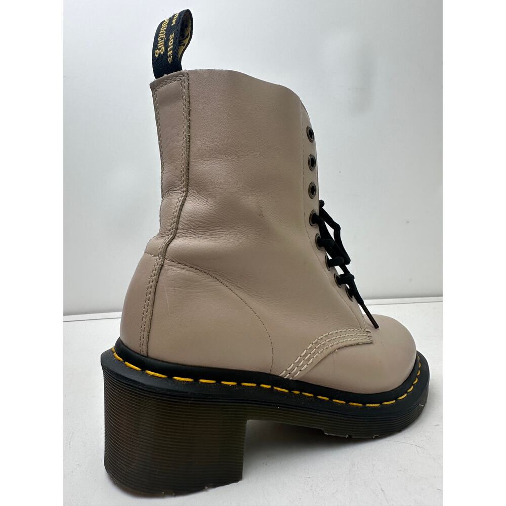 Dr. Martens Clemency Natural Wanama Heeled Lace Up Boots Women's Sz 6 - Picture 6 of 10